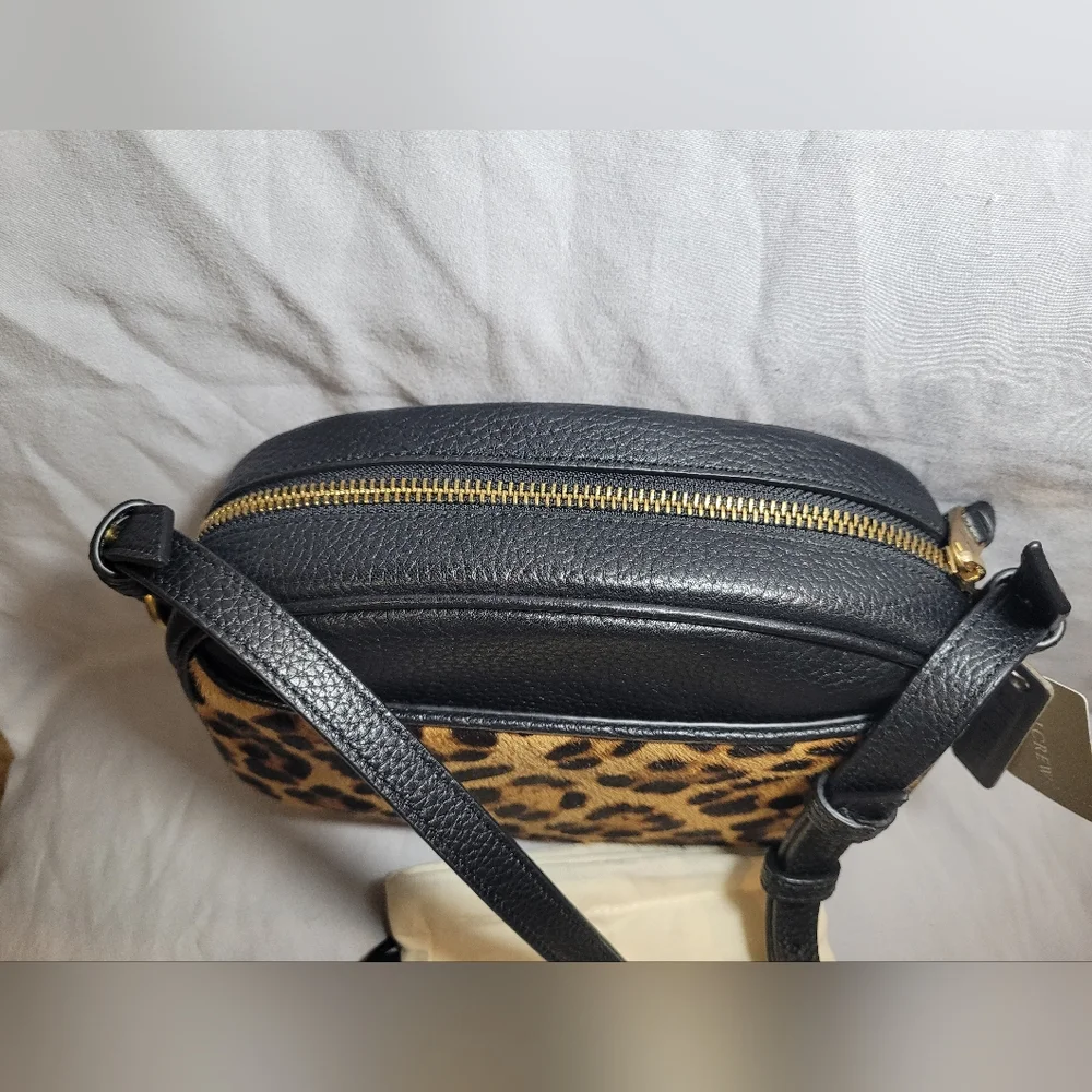 J. Crew leopard calf hair Devon Camera Bag - Picture 5 of 16